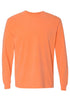 Fall Vibes Floral Coquette Comfort Colors Heavyweight Long Sleeve T-Shirt