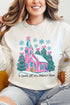 Pink Church Come Let Us Adore Him Comfort Colors Heavyweight Long Sleeve T-Shirt