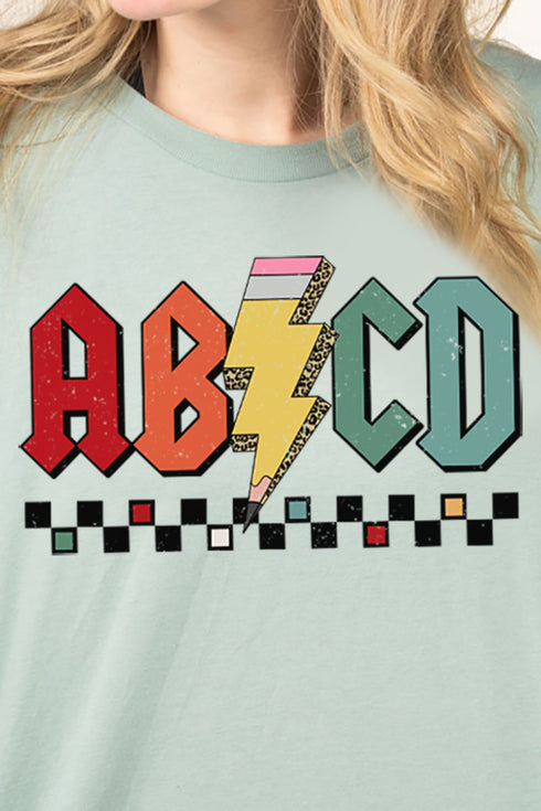 ABCD Teacher Combed Cotton T-Shirt
