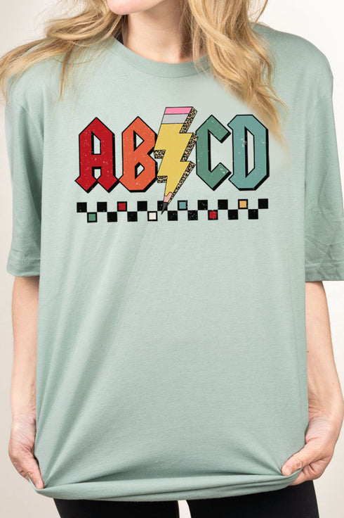 ABCD Teacher Combed Cotton T-Shirt