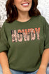 Cowboy Sunset Howdy Combed Cotton T-Shirt
