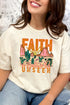 Faith Is Trusting The Unseen Combed Cotton T-Shirt