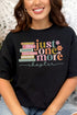 Colorful Just One More Chapter Combed Cotton T-Shirt
