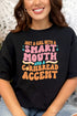 Smart Mouth Cornbread Accent Combed Cotton T-Shirt