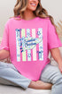 Personalized Floral Pennant Banner T-Shirt -- Available in Adult & Youth Sizes