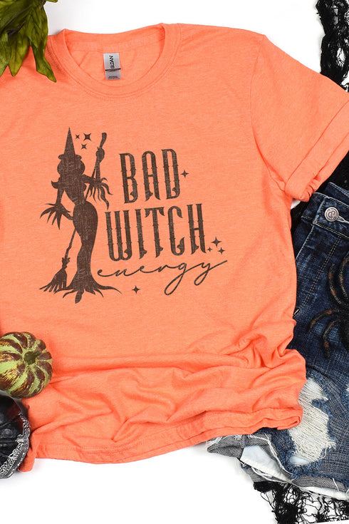 Bad Witch Energy Softstyle Adult T-Shirt