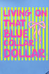 Striped Blue Collar Dollar Yellow And Pink Softstyle Adult T-Shirt