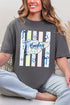 Personalized Floral Pennant Banner T-Shirt -- Available in Adult & Youth Sizes