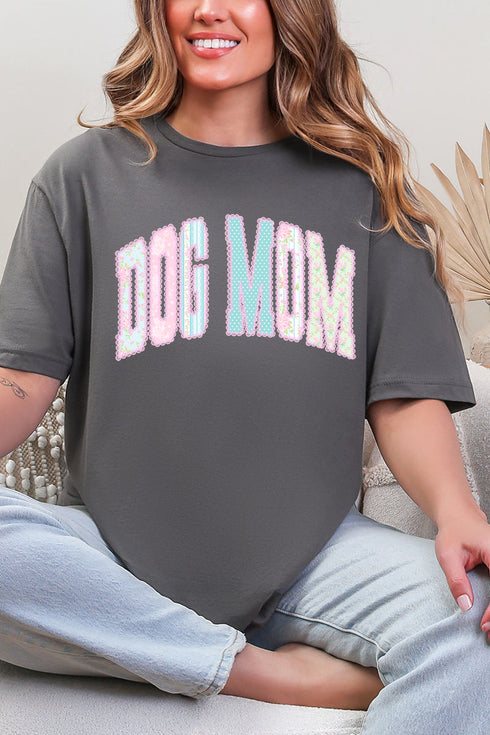 Rose Cottage Dog Mom Softstyle Adult T-Shirt