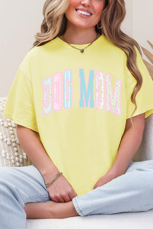 Rose Cottage Dog Mom Softstyle Adult T-Shirt