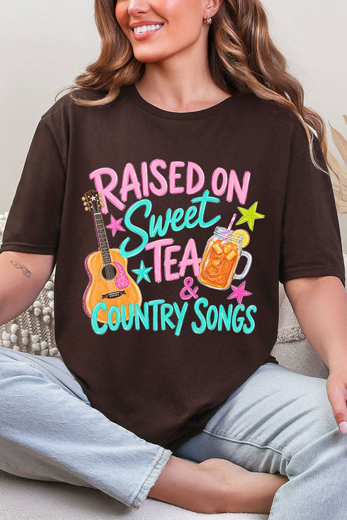Sweet Tea And Country Music Softstyle Adult T-Shirt