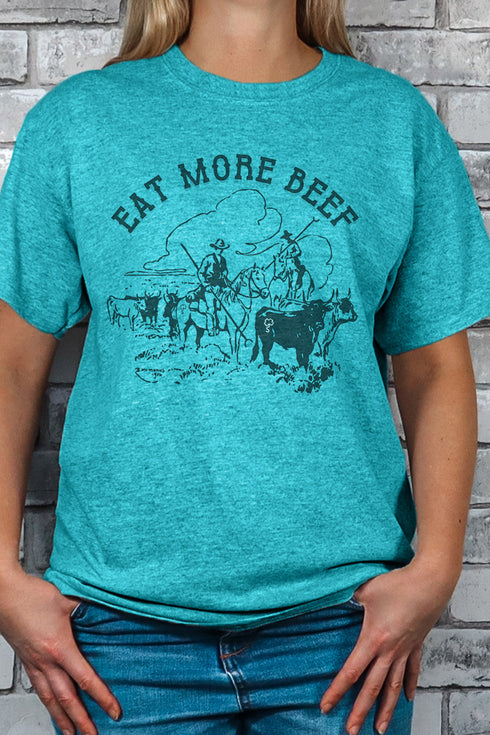Eat More Beef Softstyle Adult T-Shirt