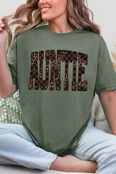 Leopard Luxe Auntie Softstyle Adult T-Shirt