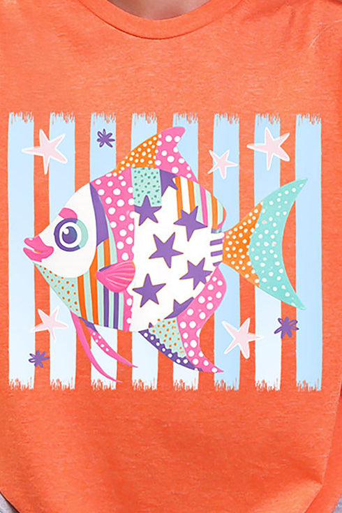 Candy Coast Angelfish Softstyle Adult T-Shirt