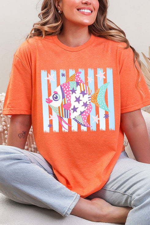 Candy Coast Angelfish Softstyle Adult T-Shirt