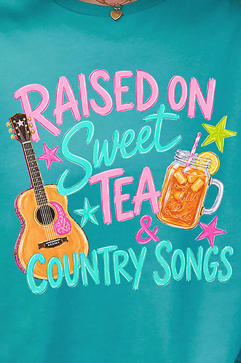 Sweet Tea And Country Music Softstyle Adult T-Shirt