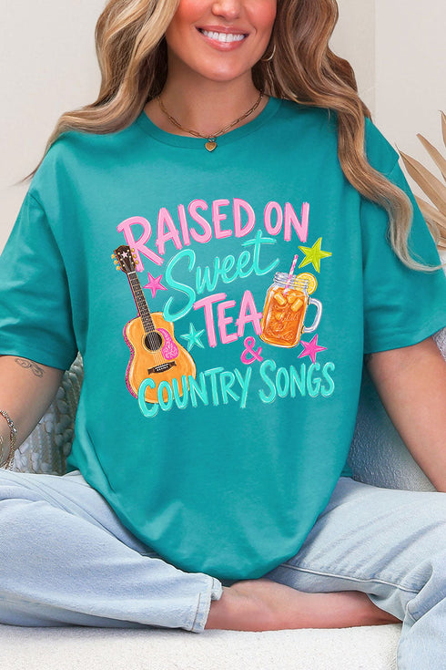 Sweet Tea And Country Music Softstyle Adult T-Shirt