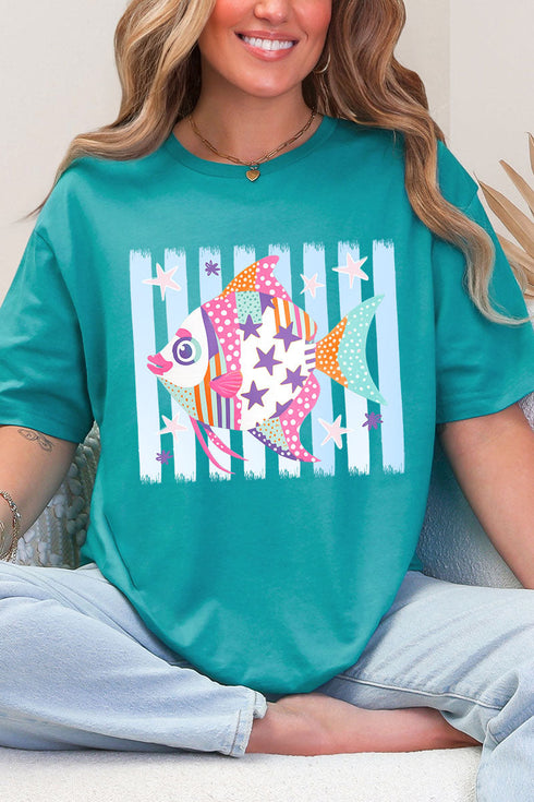 Candy Coast Angelfish Softstyle Adult T-Shirt
