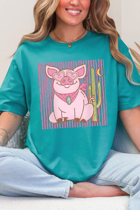 Desert Diva Piggy Softstyle Adult T-Shirt