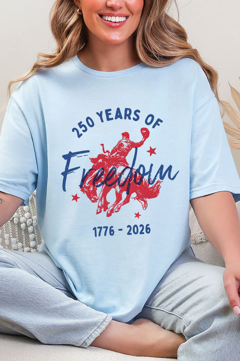 Cowboy 250 Years Of Freedom Softstyle Adult T-Shirt
