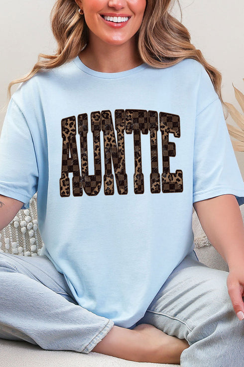 Leopard Luxe Auntie Softstyle Adult T-Shirt