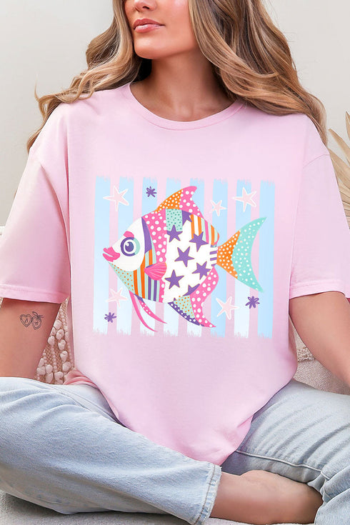 Candy Coast Angelfish Softstyle Adult T-Shirt