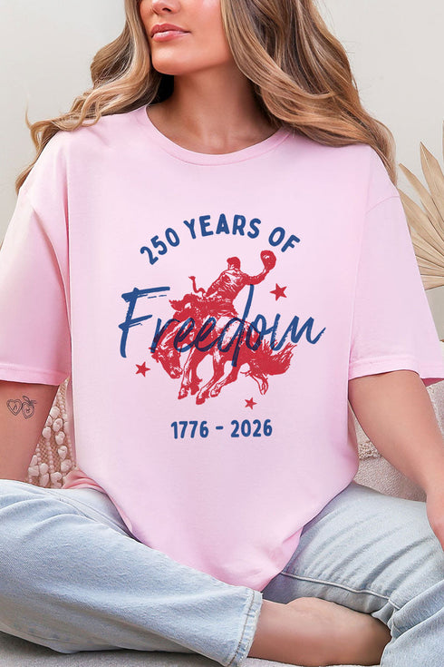 Cowboy 250 Years Of Freedom Softstyle Adult T-Shirt