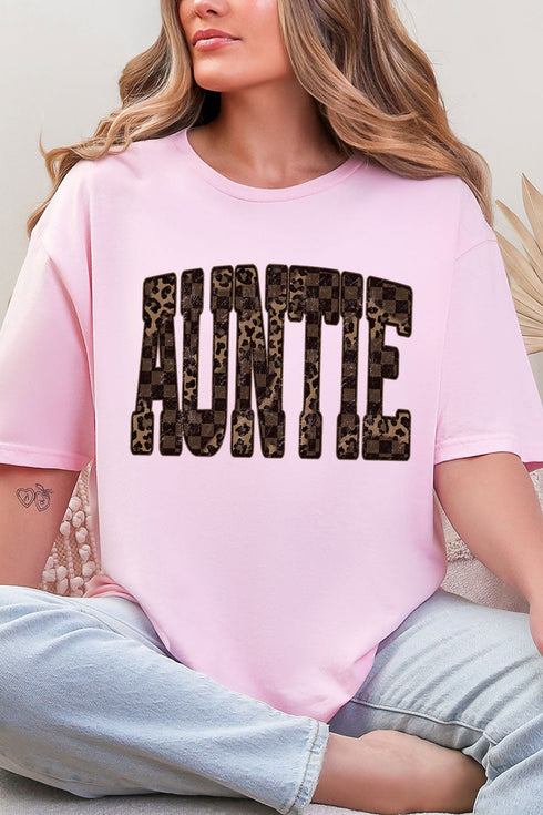Leopard Luxe Auntie Softstyle Adult T-Shirt