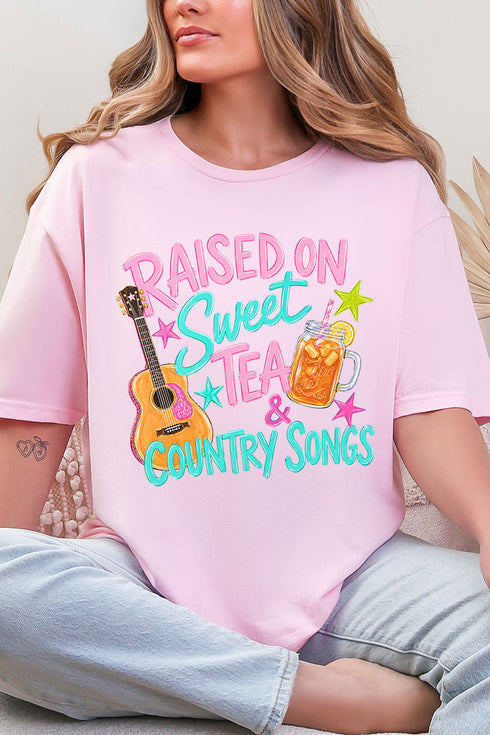 Sweet Tea And Country Music Softstyle Adult T-Shirt