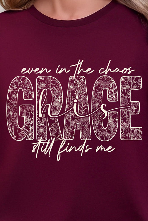 White Grace In Bloom Softstyle Adult T-Shirt