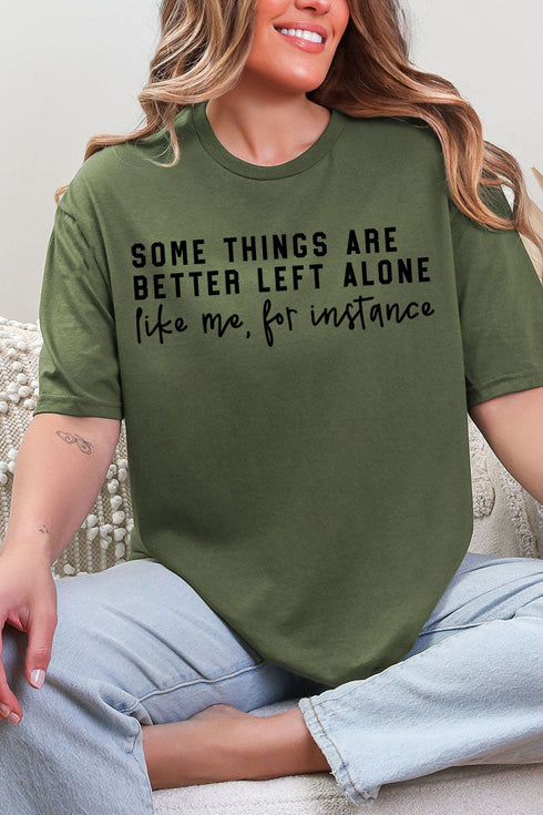 Better Left Alone Softstyle Adult T-Shirt
