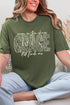 White Grace In Bloom Softstyle Adult T-Shirt