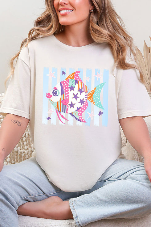 Candy Coast Angelfish Softstyle Adult T-Shirt