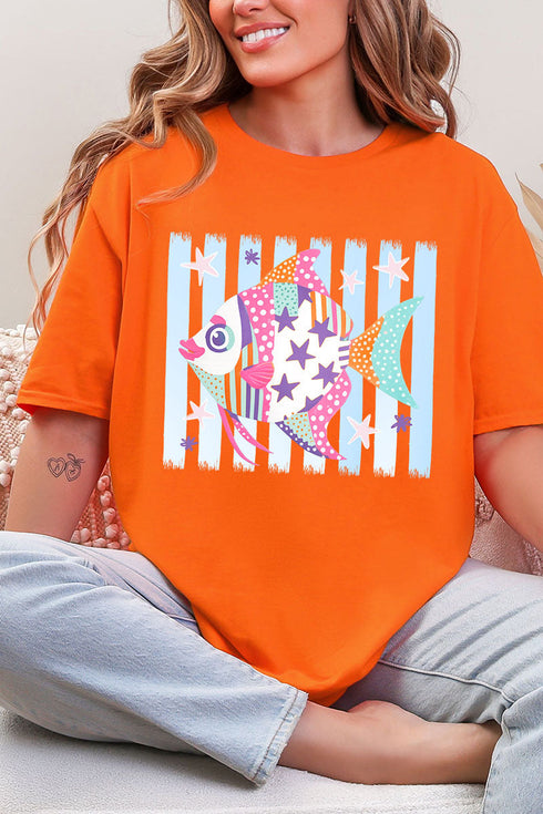 Candy Coast Angelfish Softstyle Adult T-Shirt