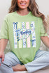 Personalized Floral Pennant Banner T-Shirt -- Available in Adult & Youth Sizes