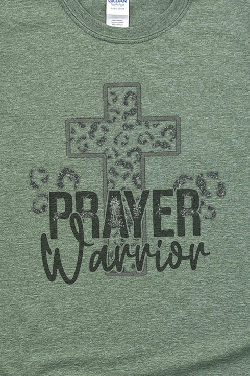 Prayer Warrior Cross Softstyle Adult T-Shirt