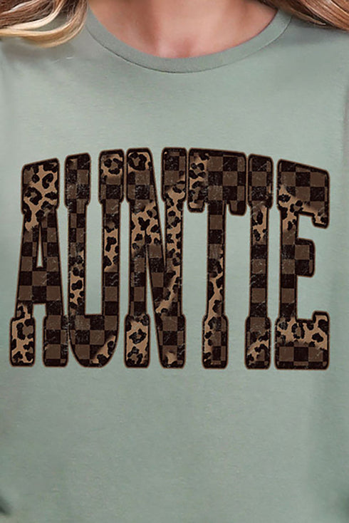 Leopard Luxe Auntie Softstyle Adult T-Shirt