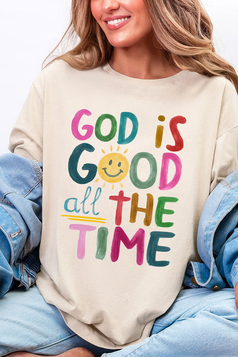Colorful God Is Good God Softstyle Adult T-Shirt