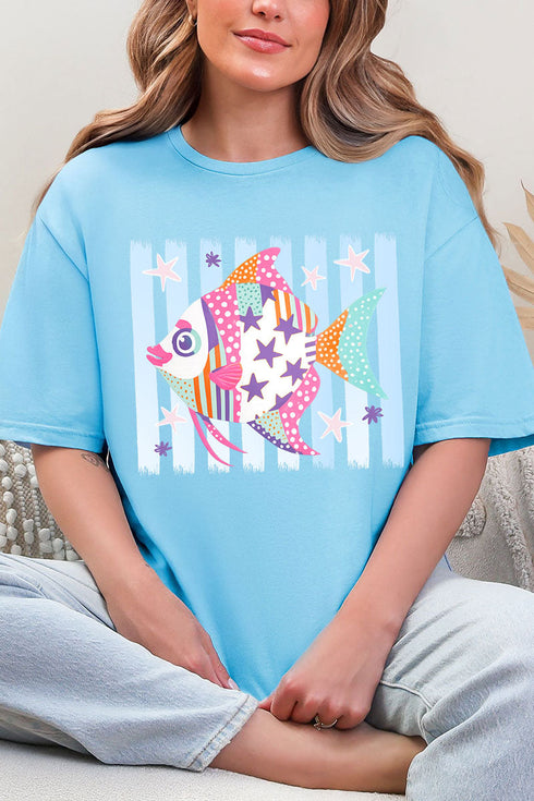 Candy Coast Angelfish Softstyle Adult T-Shirt