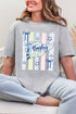 Personalized Floral Pennant Banner T-Shirt -- Available in Adult & Youth Sizes