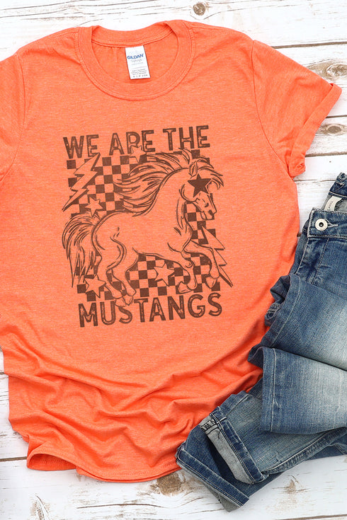 Stars We Are The Mustangs Softstyle Adult T-Shirt