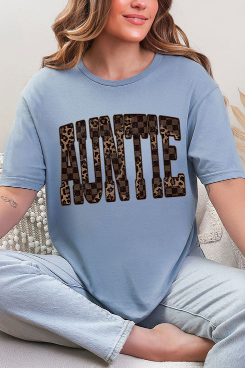 Leopard Luxe Auntie Softstyle Adult T-Shirt