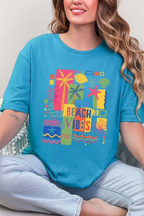 Coastal Daydreams Beach Vibes Softstyle Adult T-Shirt