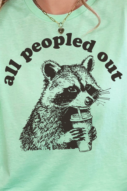 All Peopled Out Softstyle Adult T-Shirt