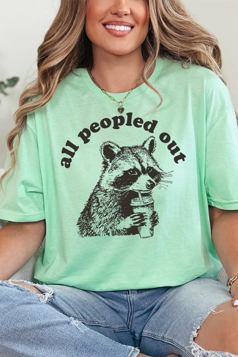 All Peopled Out Softstyle Adult T-Shirt