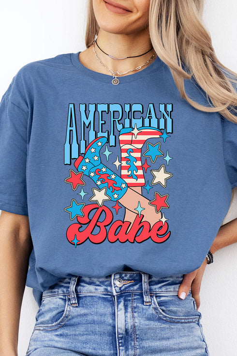 American Babe Boots Softstyle Adult T-Shirt