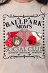 Ballpark Moms Social Club Softstyle Adult T-Shirt