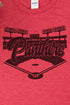 Baseball Diamond Panthers Softstyle Adult T-Shirt