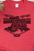 Baseball Diamond Tigers Softstyle Adult T-Shirt