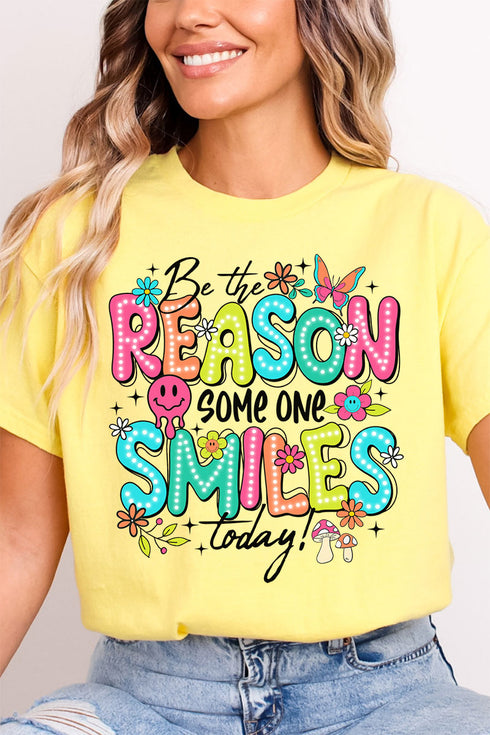 Be The Reason Someone Smiles Softstyle Adult T-Shirt